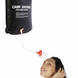 Camp Shower In Use