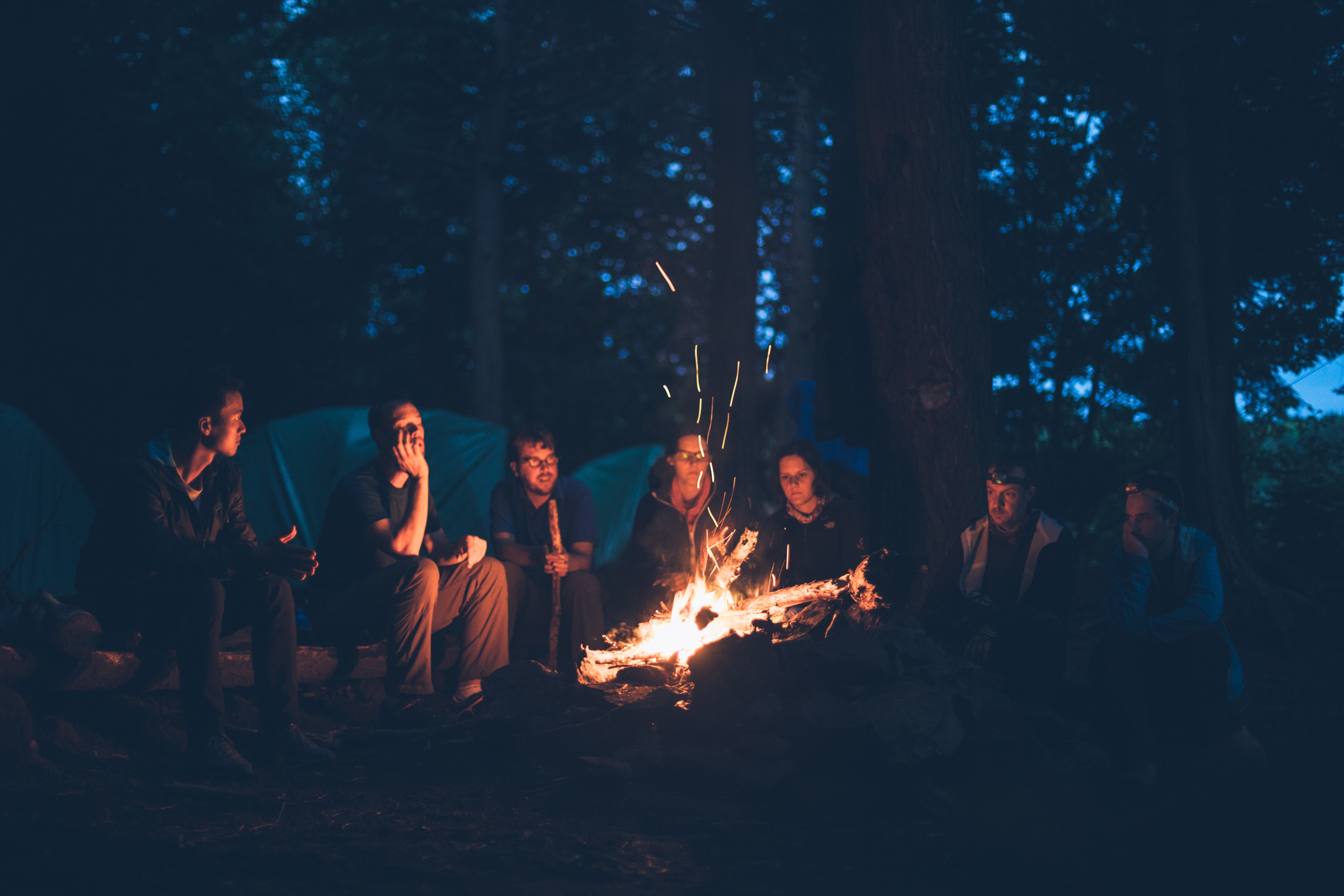Portable Shower Camping Bonfire