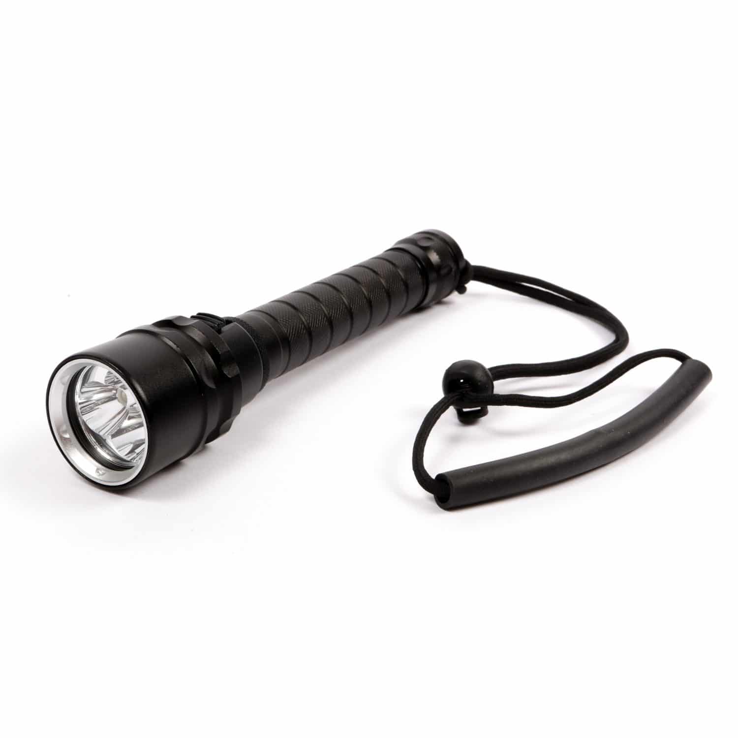 Underwater Diving Torch (Black) Waterproof (100m) 3000 Lumens