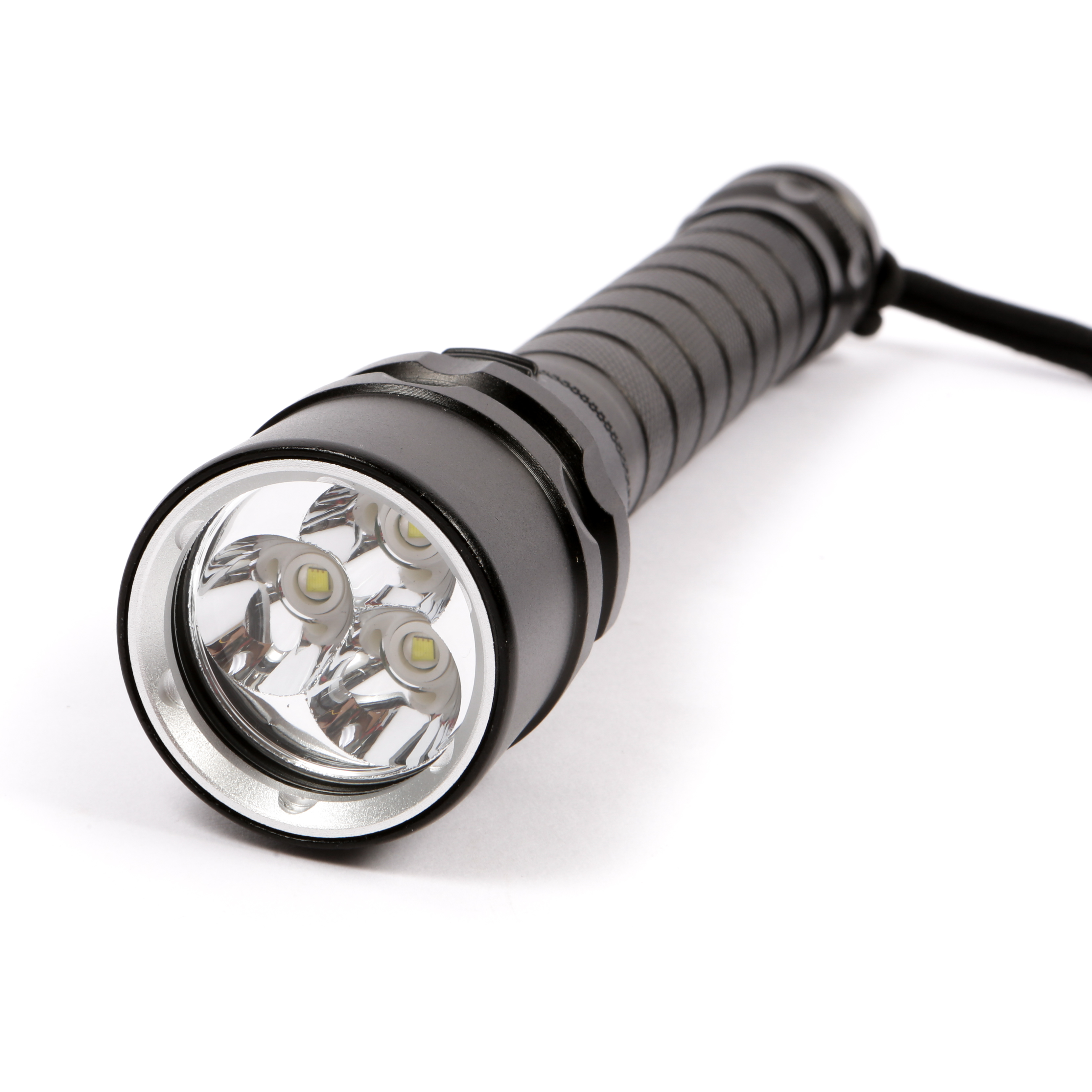 Underwater Diving Torch (Black) Waterproof (100m) 3000 Lumens